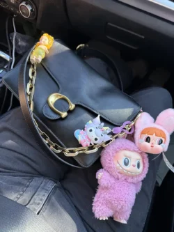 Labubu The Monsters V2 "HAVE A SEAT" Plush Purse Charm - Image 11